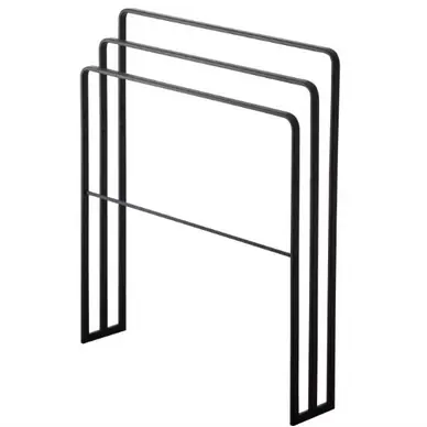 Porte-Serviette Yamazaki Tower 3 Noir Top Vente